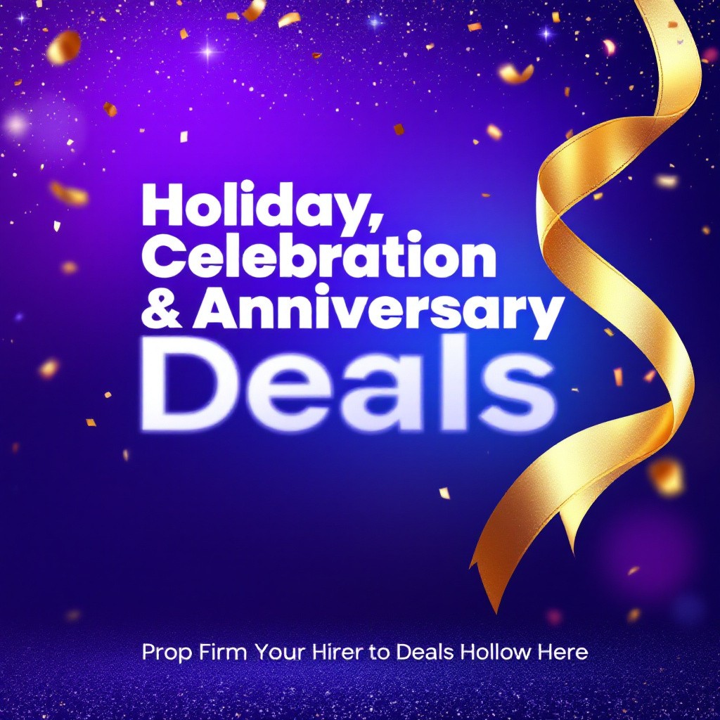 Holiday, Celebration & Anniversary Prop Firm Deals